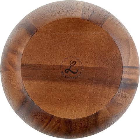 Lipper International tazón de acacia de 12 pulgadas de diámetro, versátil.