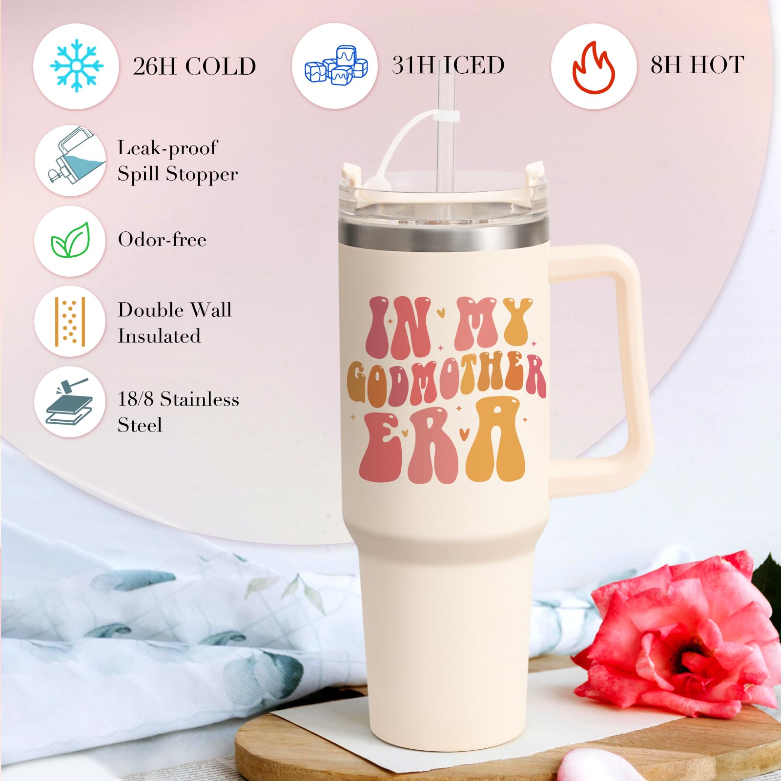 LiqCool vaso con aislamiento de doble pared para mantener bebidas por más tiempo.