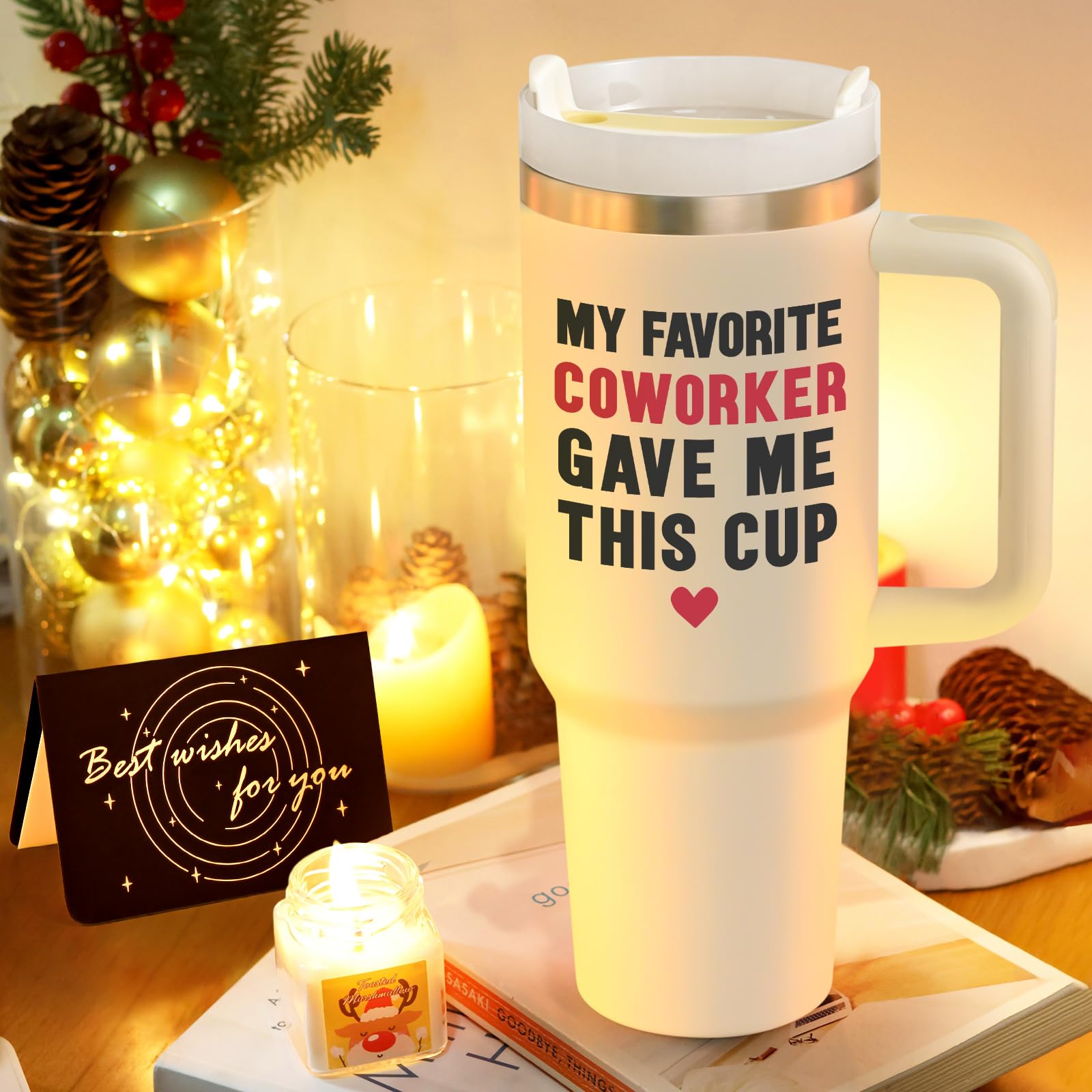 Regalo para compañera de oficina que celebra el esfuerzo diario.