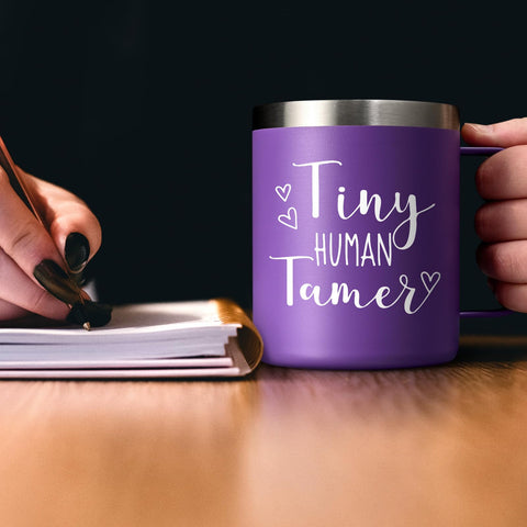 Taza LiqCool para bebidas calientes o frías, perfecta para viajes o clase.