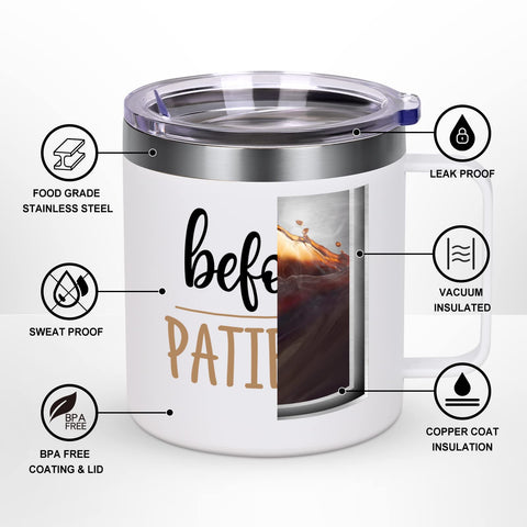 LiqCool: taza de enfermera 12oz con diseño práctico para turnos.