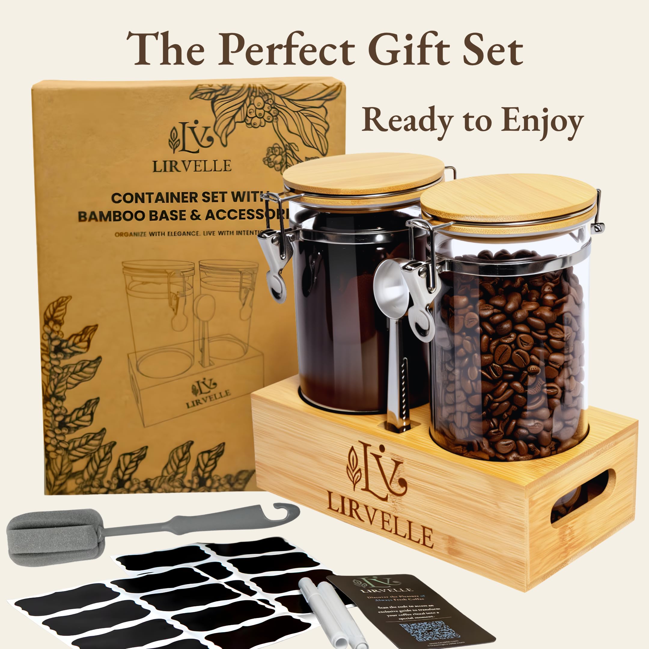 Lirvelle empaque regalo elegante para amantes del café