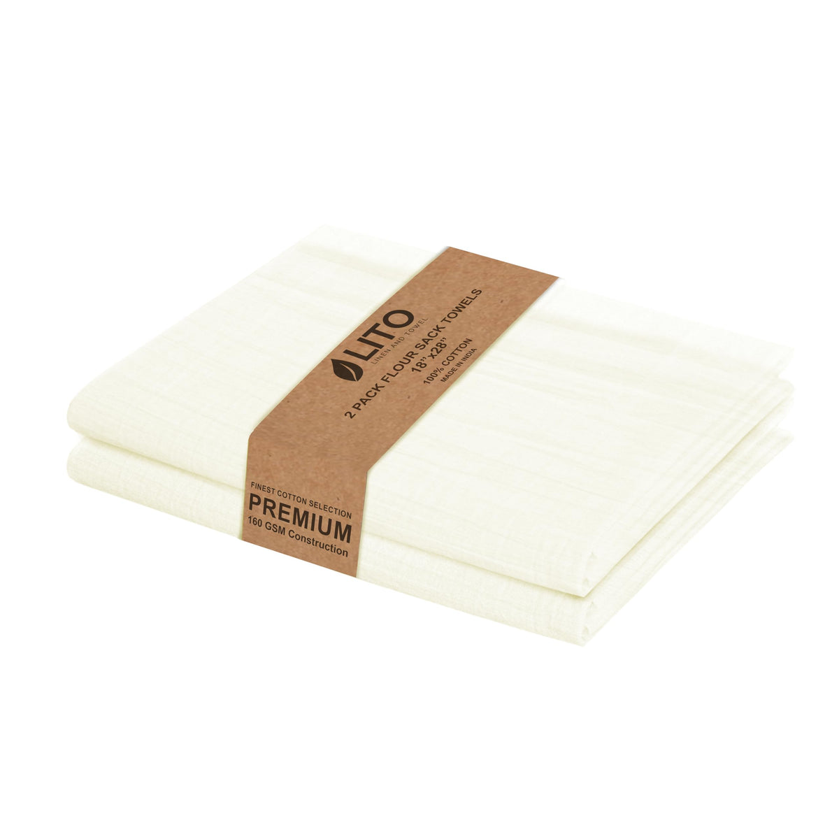 LITO LINEN AND TOWEL: toallas de harina con tejido 160 g/m² para secar utensilios.