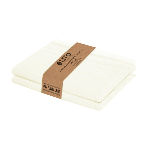 LITO LINEN AND TOWEL: toallas de harina con tejido 160 g/m² para secar utensilios.