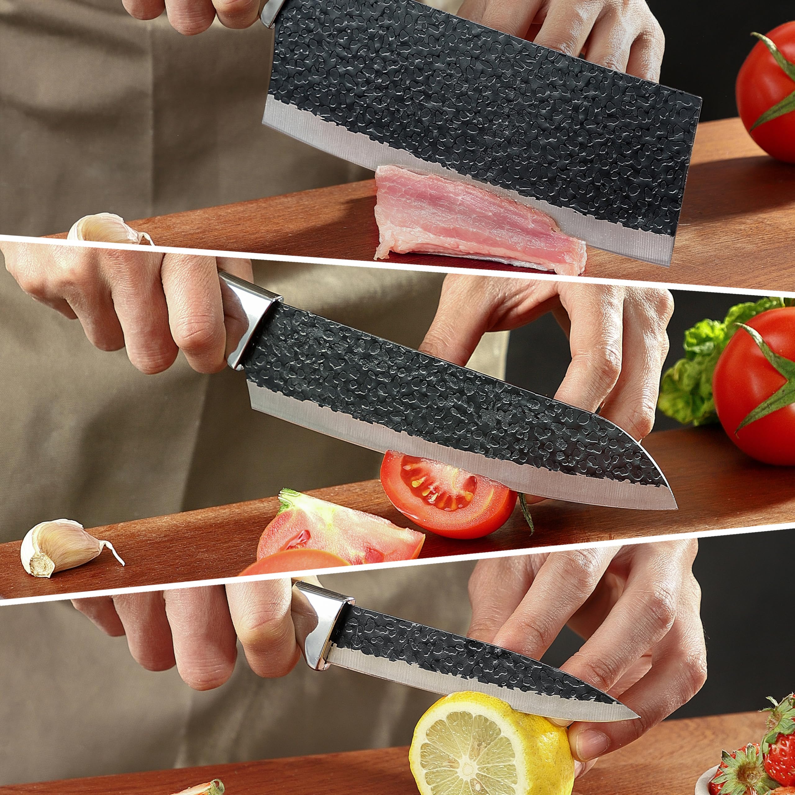 Little Cook, cuchillo hacha de 7 pulgadas, ideal para trocear carnes.