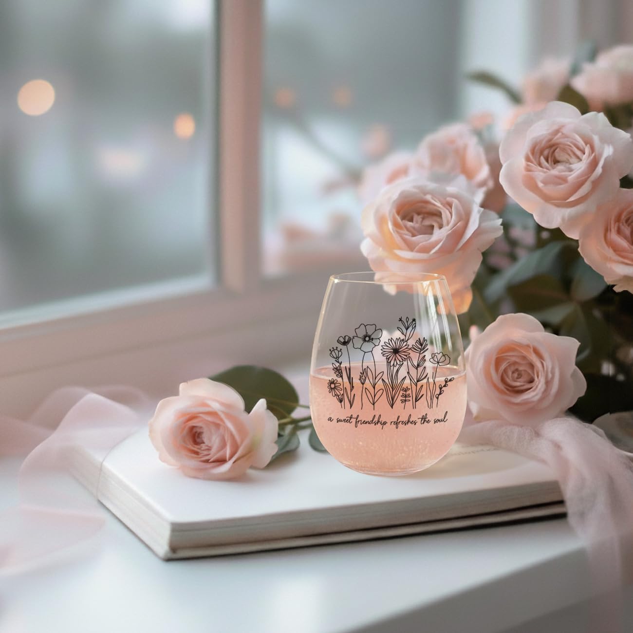 Detalle de cristal LittleBIGGER, acabado claro, regalo elegante para amigas.