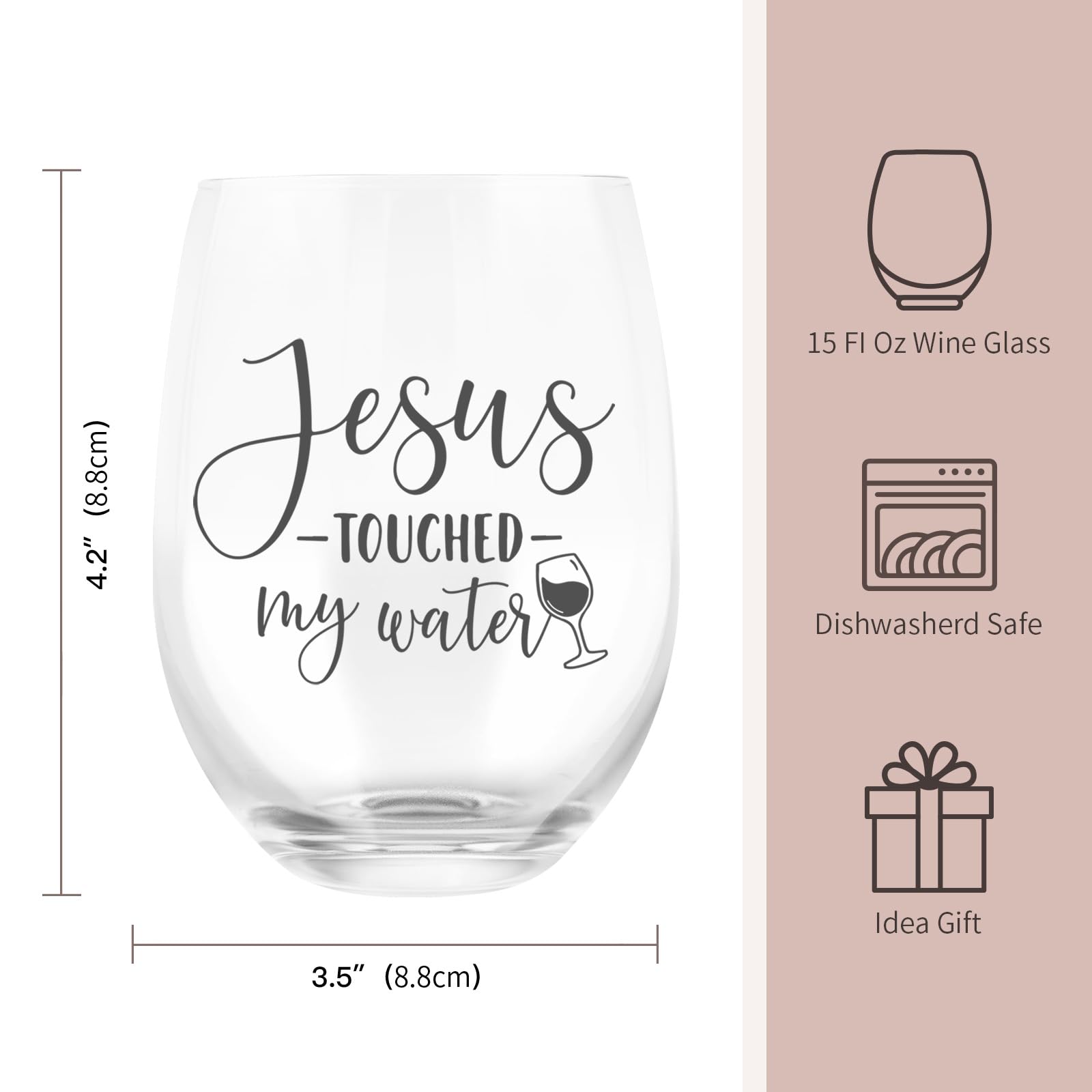Vaso LITTLEBIGGER regalo de jubilación para mujer con toque cristiano