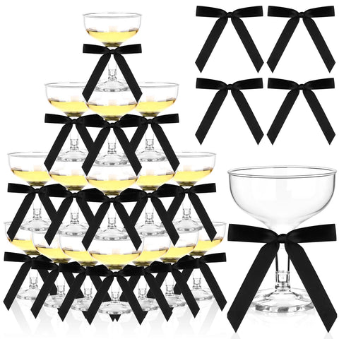 Vaso LIUBUJINGYING champán acrílico 5oz, acabado cristalino y duradero para fiestas.