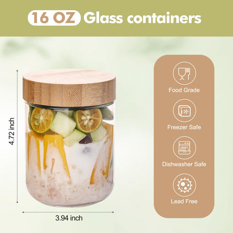 Liuruiyu vidrio apto para refrigerador y congelador, almacenamiento seguro