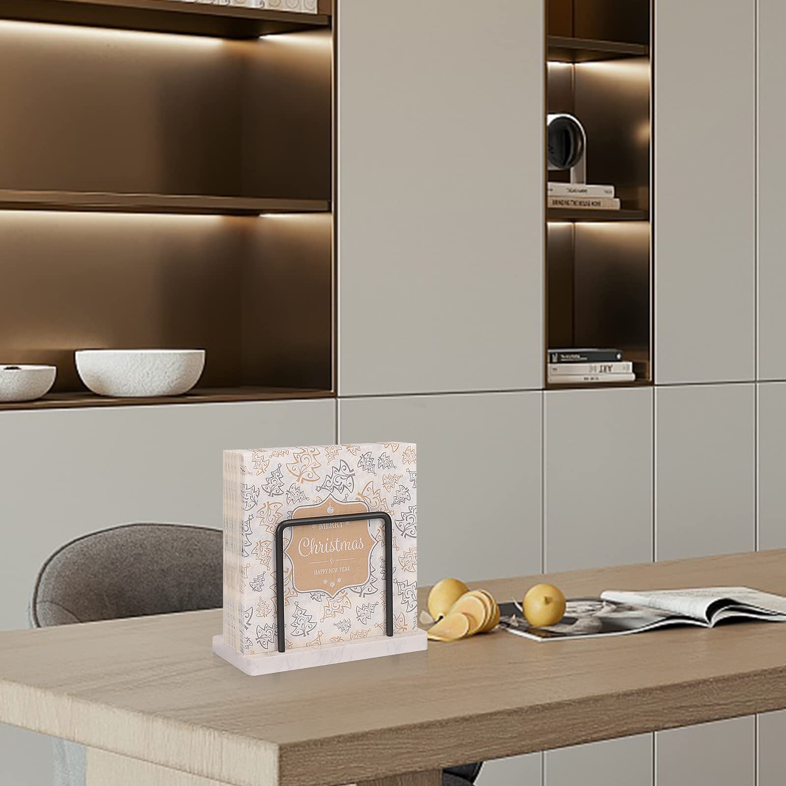Acabado negro de Livabber en estilo contemporáneo para sala o comedor.