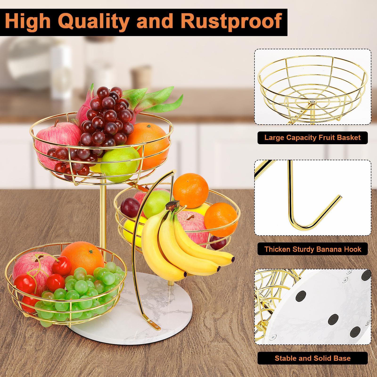 Livabber capacidad para fruta, verdura, pan y snacks.