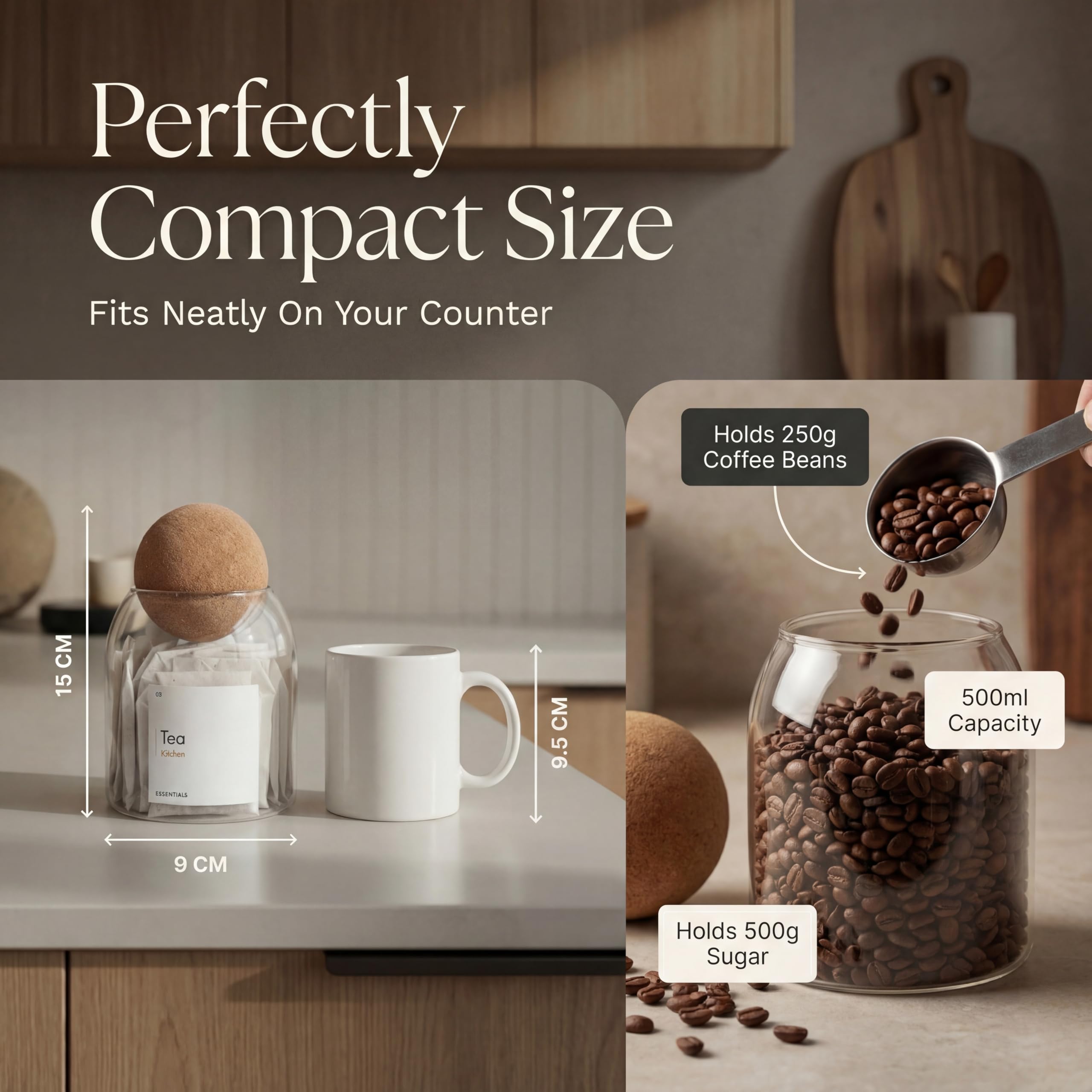 Conjunto regalo práctico de Livabl para amantes del café y té