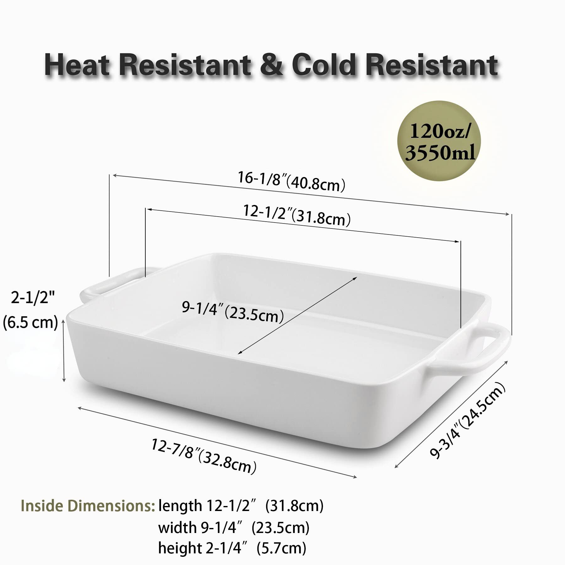 Diseño rectangular blanco de Livfodrm que combina con cualquier estilo de cocina.