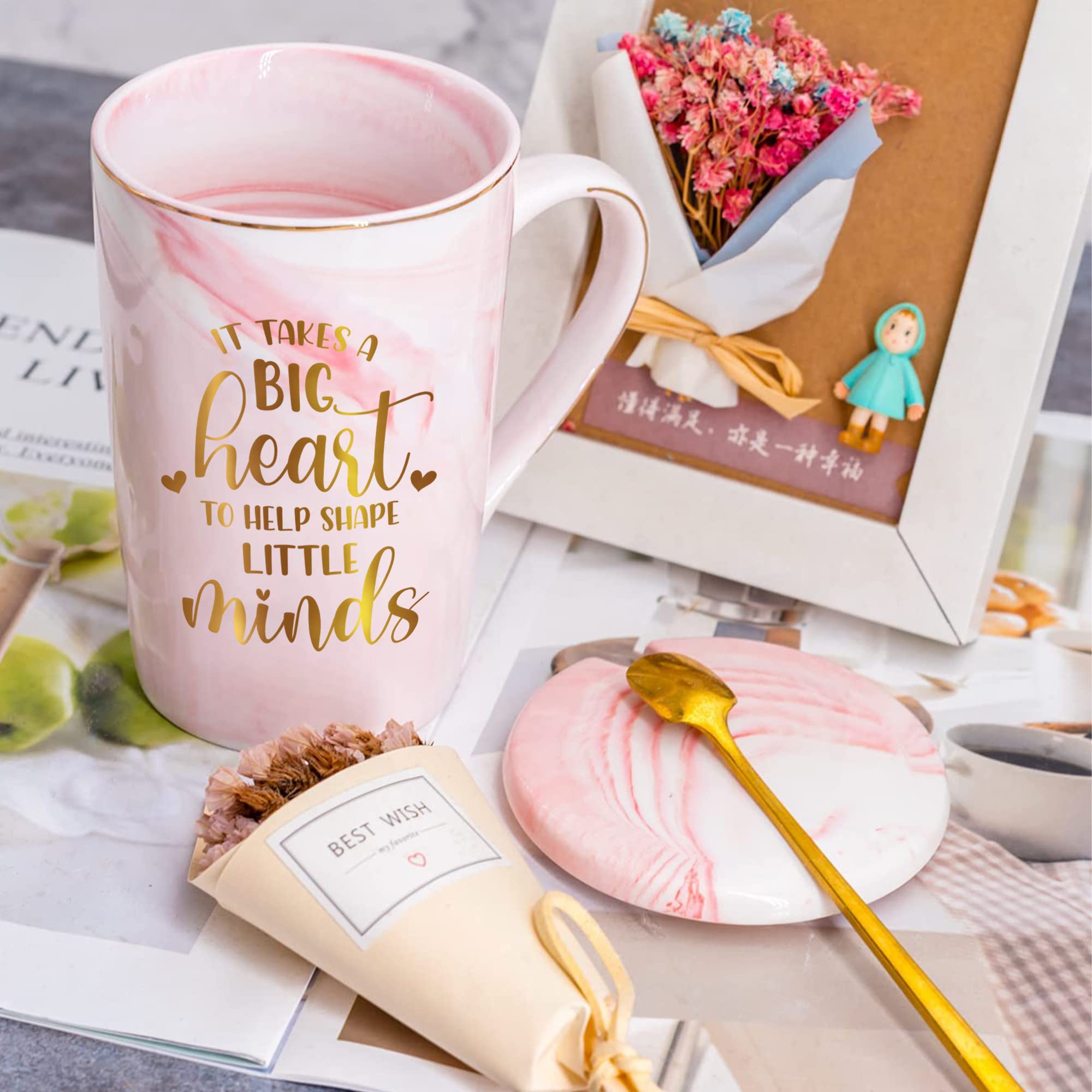 Livinges taza empaque cuidadoso rosa, llega en perfectas condiciones