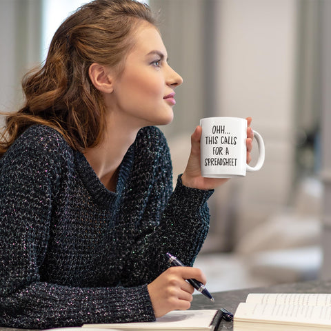 Livinges Taza regalo contable para colegas, ideal para la oficina.