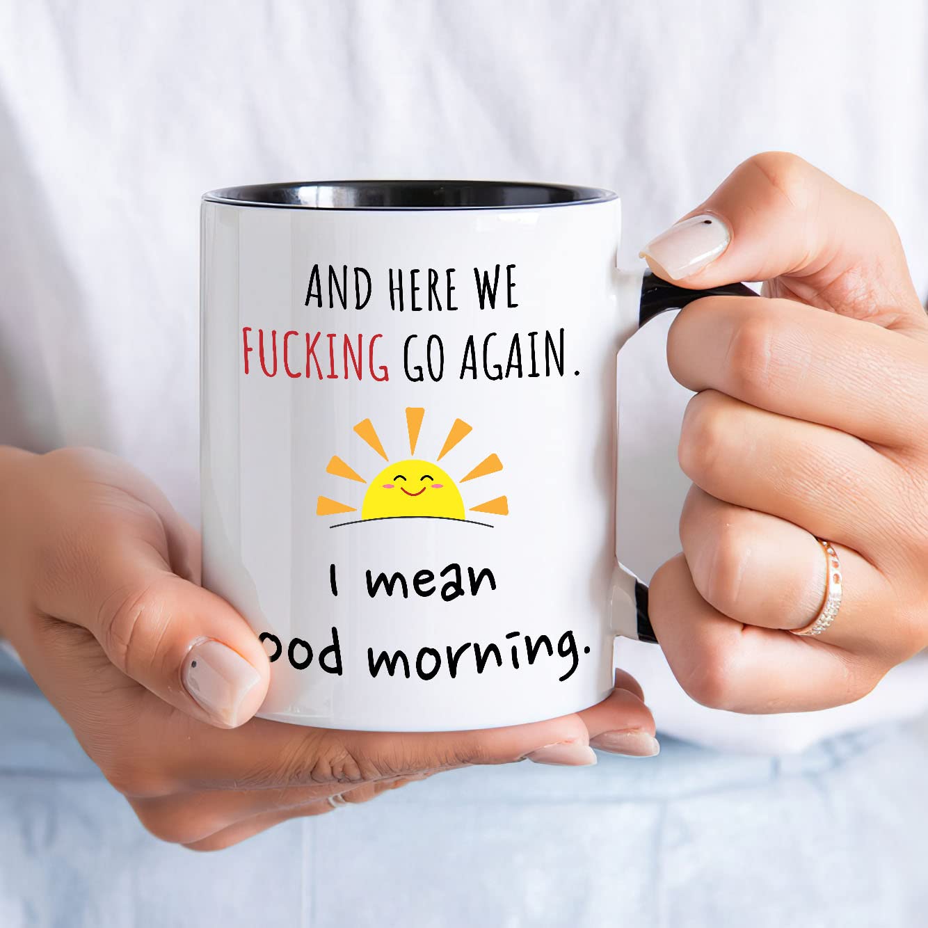 Livinges taza regalo para mamá con frase sarcástica, perfecta para sorprender.