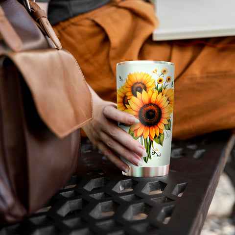 Diseño duradero con girasol, regalo consciente de Livinges