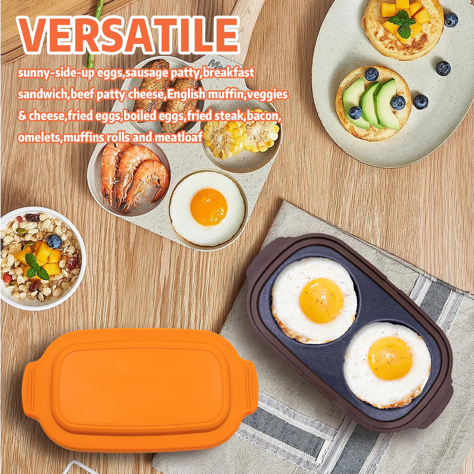 Cocedor de huevos Livoanah, compacto y portátil para viajar.