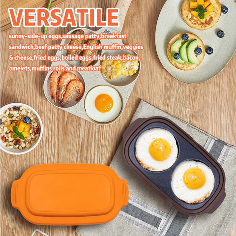 Cocedor de huevos Livoanah, compacto y portátil para viajar.