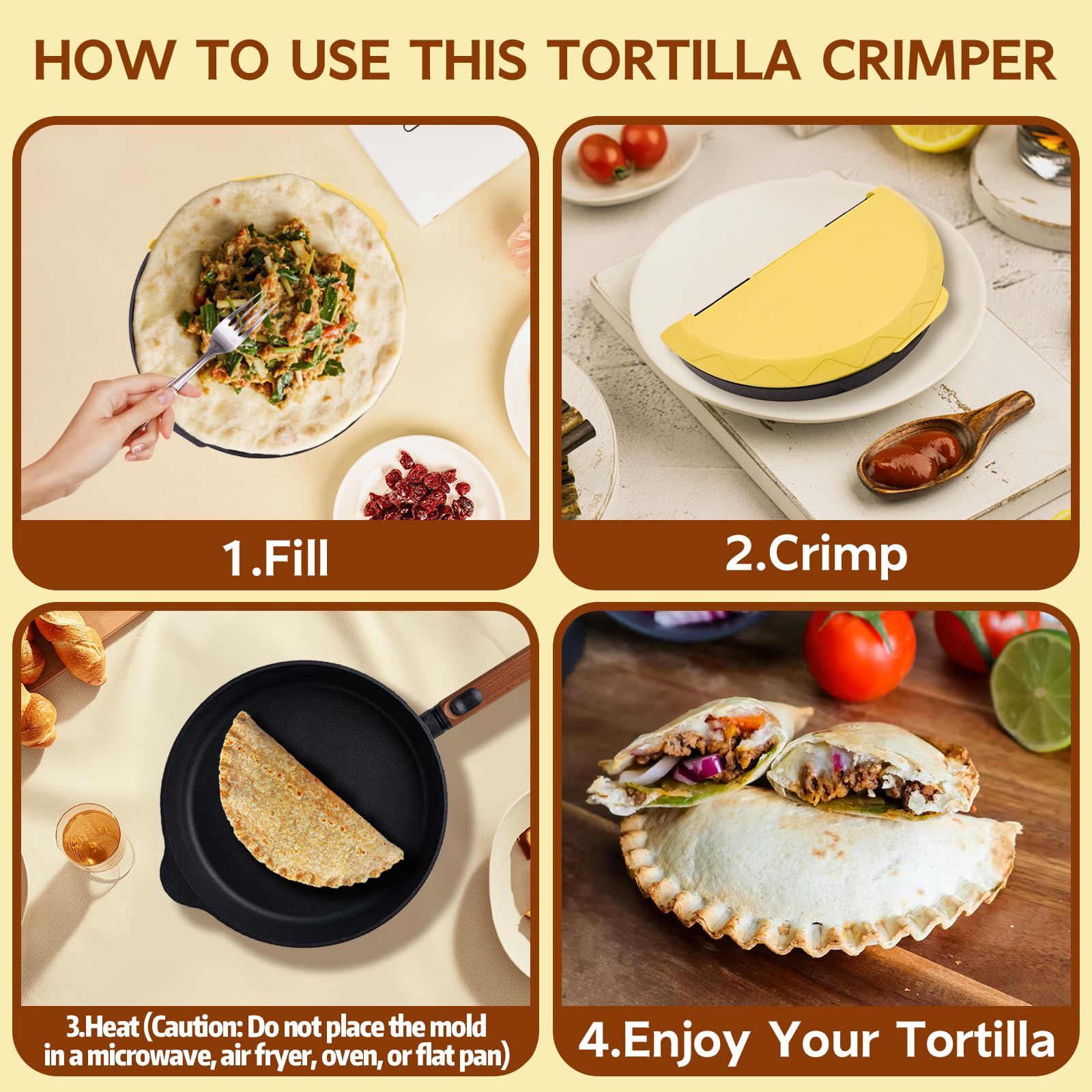 Livoanah sealador de tortillas tapa de presión para sellado seguro.