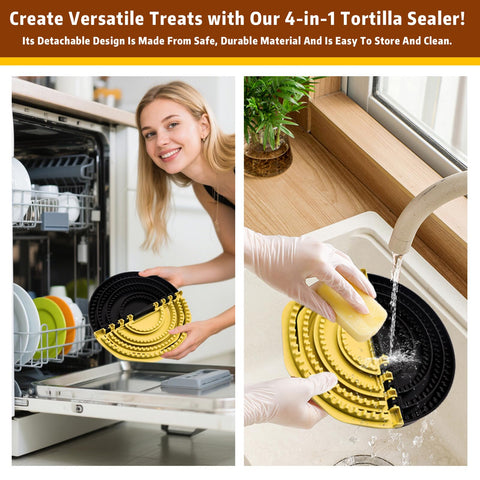 Livoanah Sellador: molde de 6 pulgadas para sándwiches y snacks.
