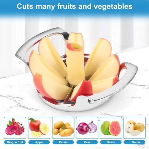 livsgnista descorazonador para manzana con 8 hojas inox, porciones rápidas y consistentes