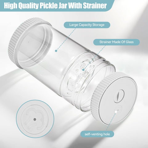 LIVSGNISTA tarro con materiales seguros: vidrio borosilicato y sello de silicona ecológica.