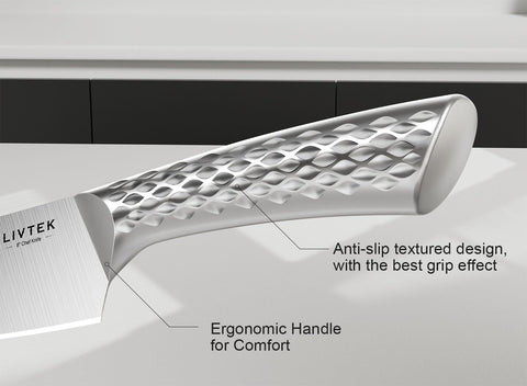 Livtek acero alto carbono: superficie resistente al desgaste.