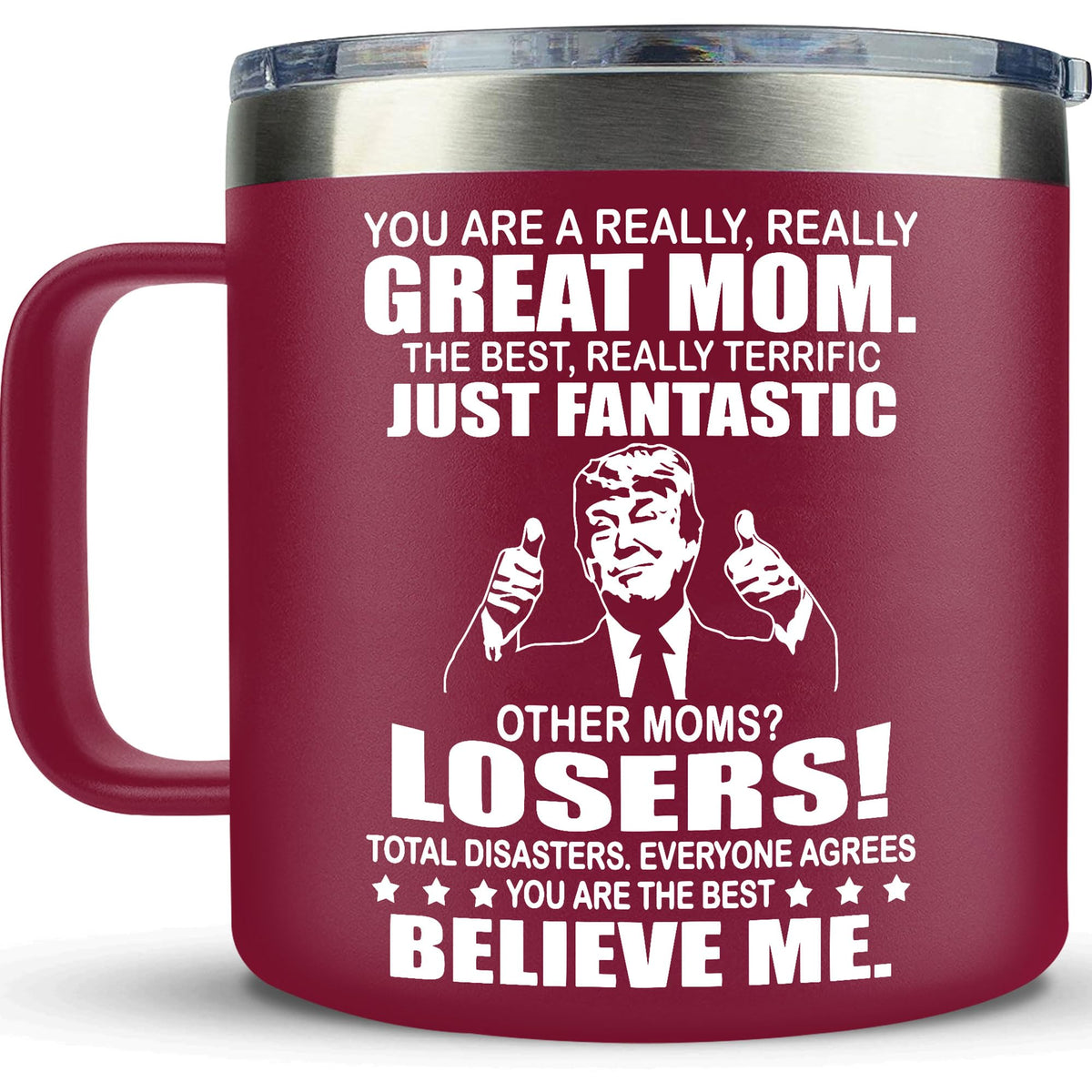 Taza LIZAVY 14oz, vista frontal, ideal para bebidas calientes