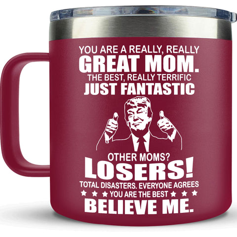 Taza LIZAVY 14oz, vista frontal, ideal para bebidas calientes