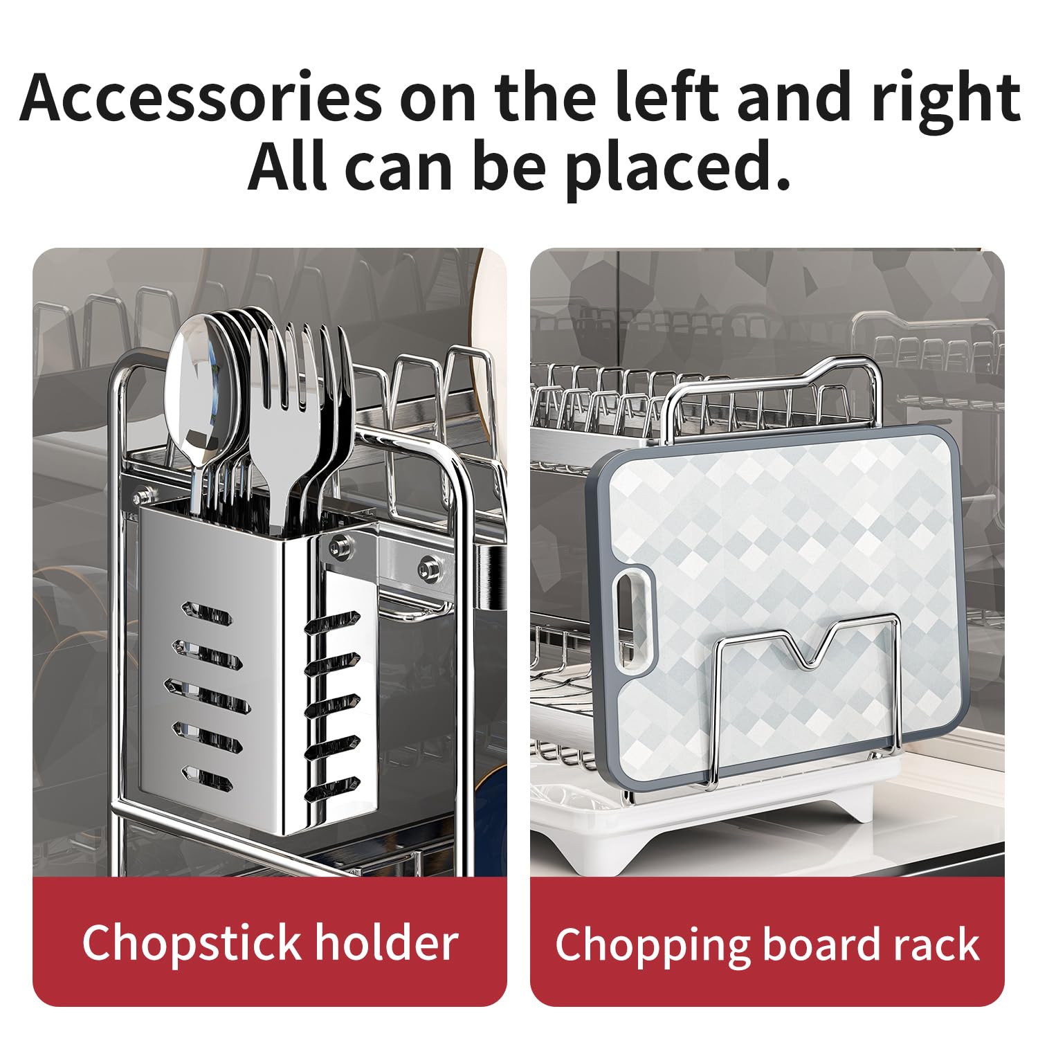 LIZWETEC espacio organizado para platos, tazas y utensilios en una sola unidad.