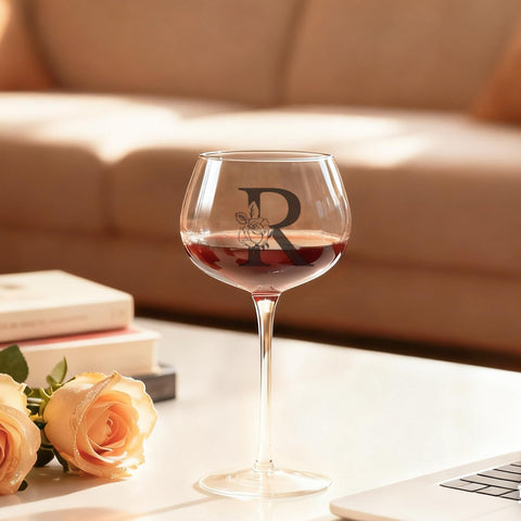 Vaso de cristal de alta claridad de L＆J Home para realzar el vino