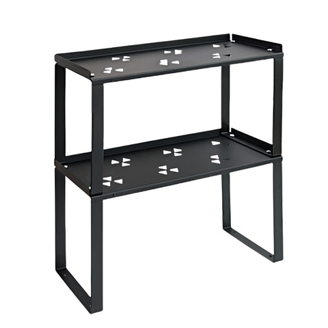 LJHFUQHUHU 2pack estantes metálicos en encimera para ordenar especias.