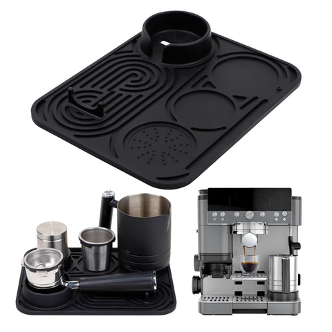 Estera LJOWJVA de silicona para café, antideslizante y protege encimeras.