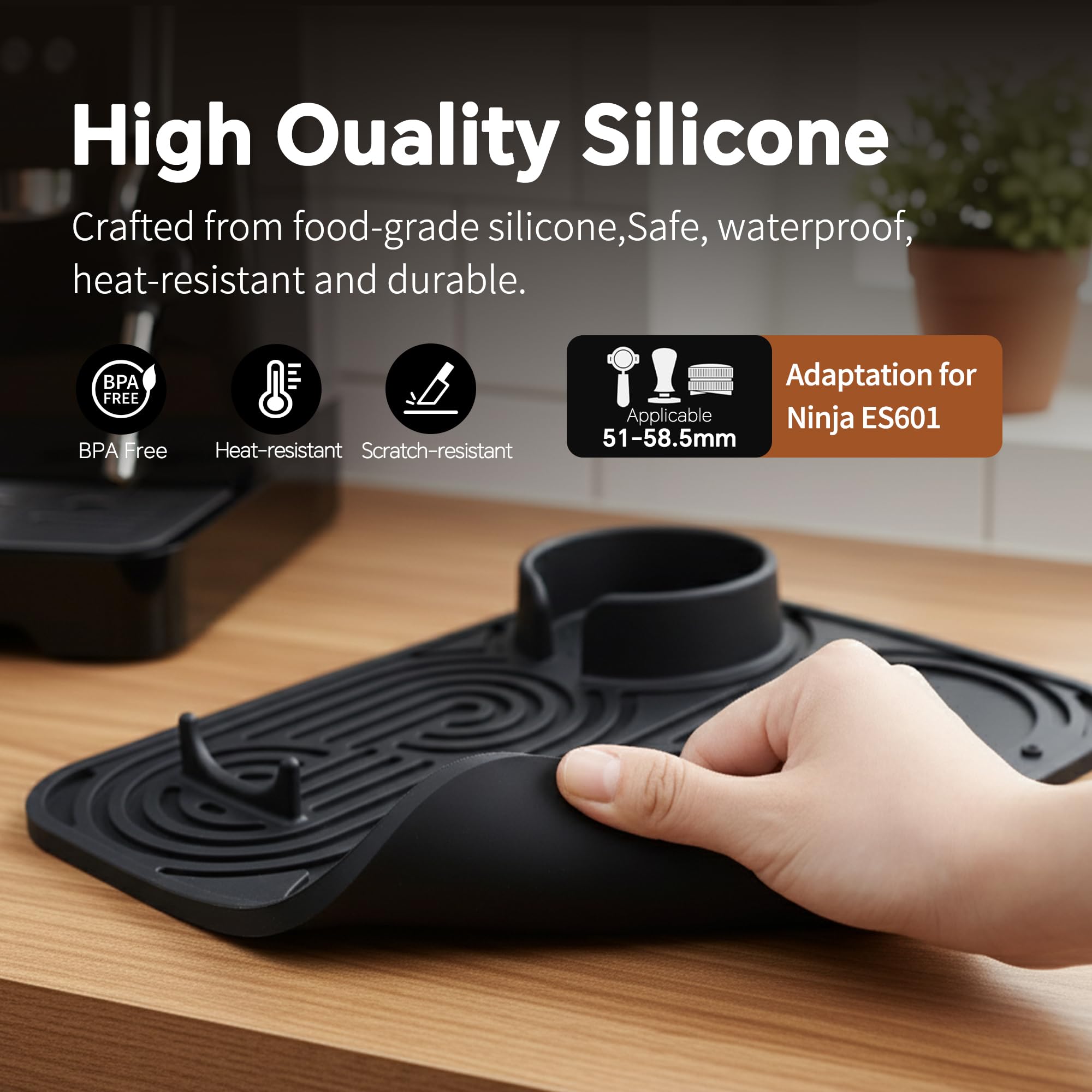 Estera LJOWJVA libre de BPA, material seguro para cocina.