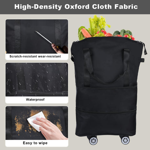 LKbeuuu bolsa reutilizable plegable y compacta para guardar en casa o coche