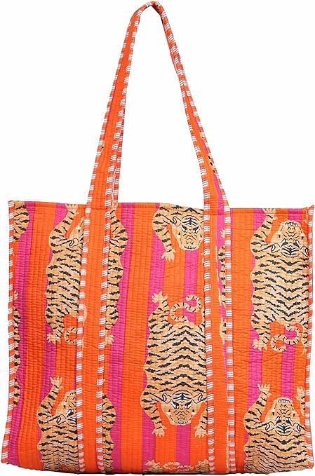 Bolsa de algodón LKGSM RUGS, correa cómoda para llevar todo el día.