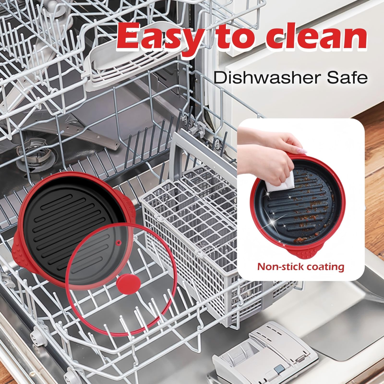 Lkicwah, compañero de cocina portátil para dormitorio o viaje, ideal para comidas rápidas.