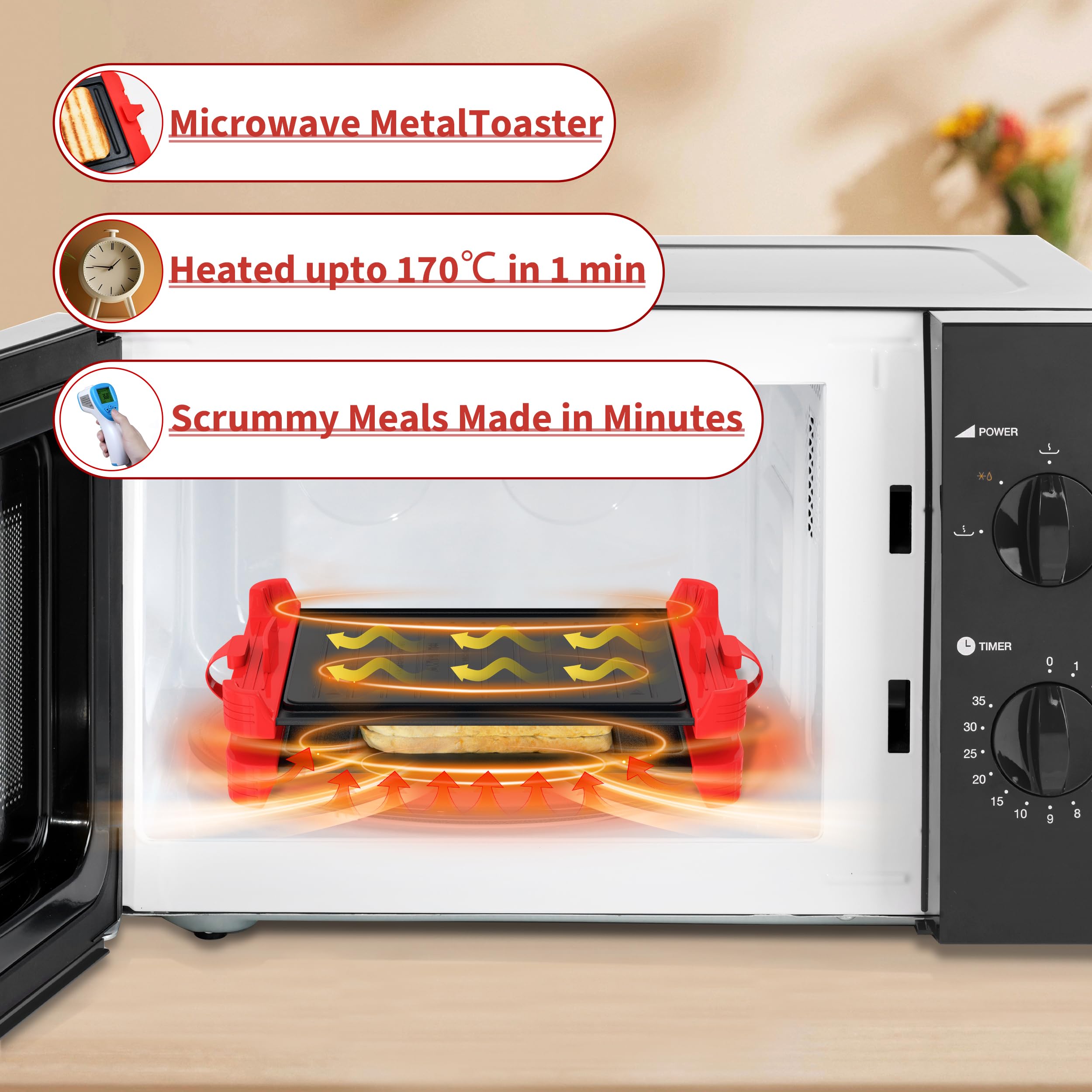 Cocina versátil Lkicwah: ideal para carnes y pescados en porciones rápidas.