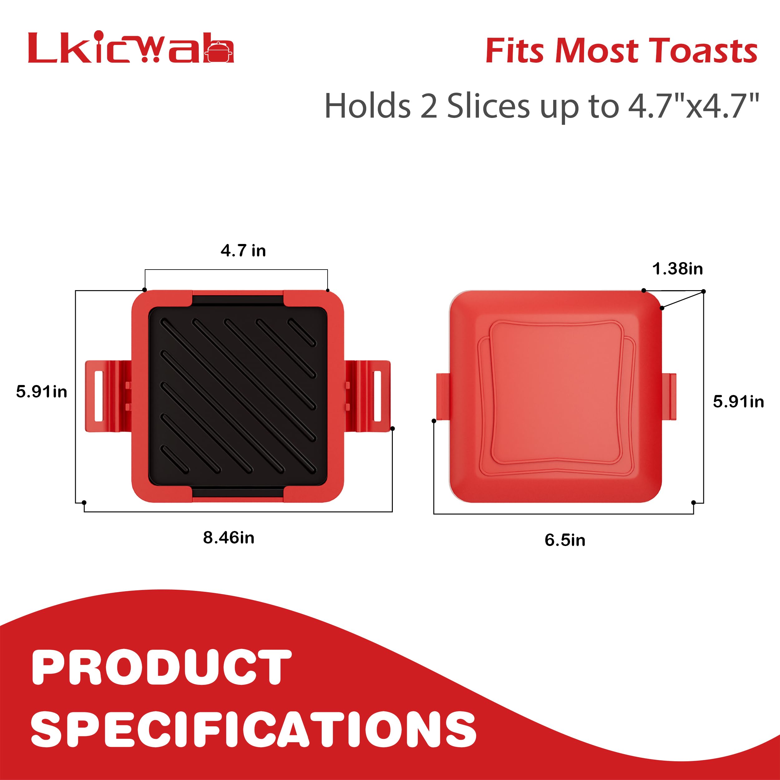 Lkicwah Tecnología de onda de calor para cocción uniforme