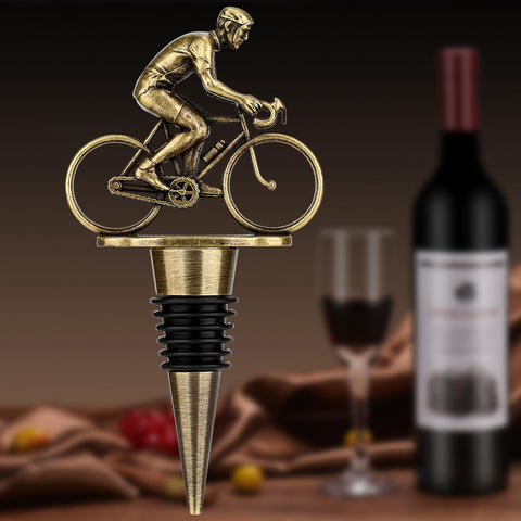 LKKCHER tapon bicicleta bronce para regalo de ciclista o celebraciones.