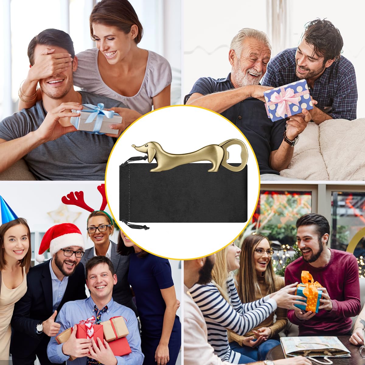 LKKCHER regalo elegante en bolsa lista para entregar.