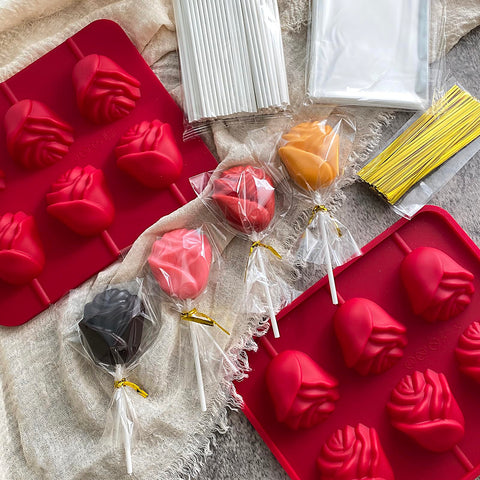 LLchunyun regalo rosa para pasteles, perfectos para cumpleaños y fiestas.