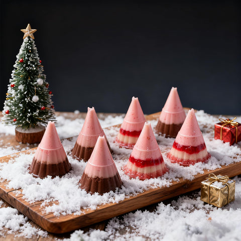 LLPMutu molde árbol navidad 3D para hornear, desmoldeo fácil