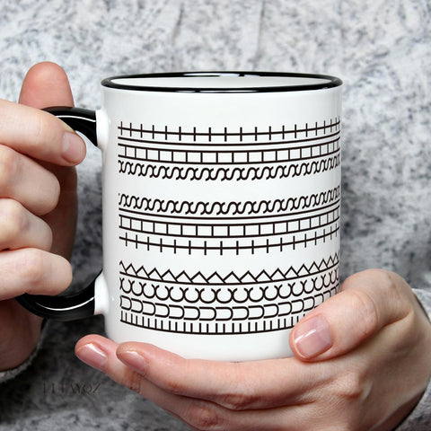 Taza LLTAYQZ de 11 onzas para café, té o chocolate
