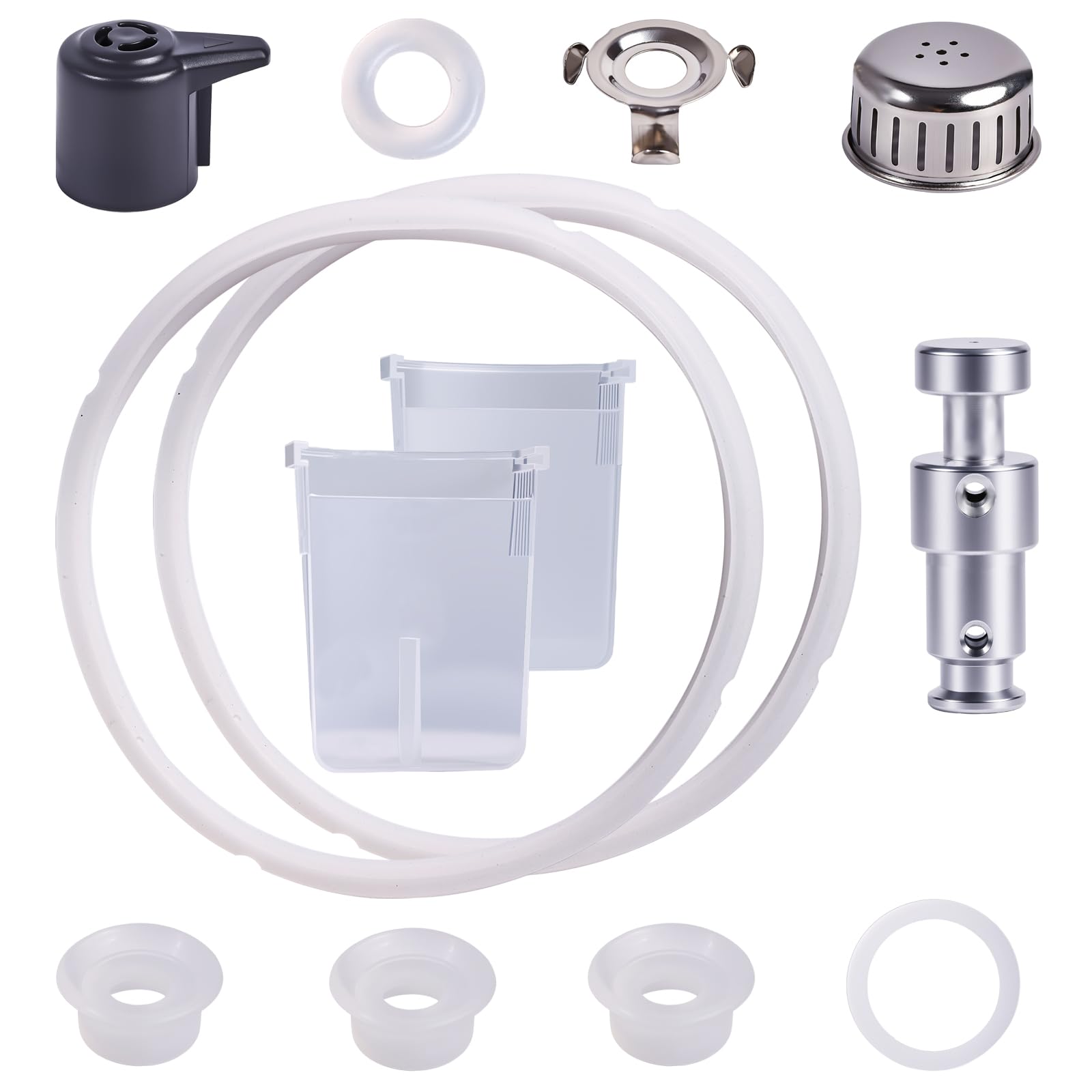 LluvKay anillos de sellado para 5-6 qt, mejora estanqueidad
