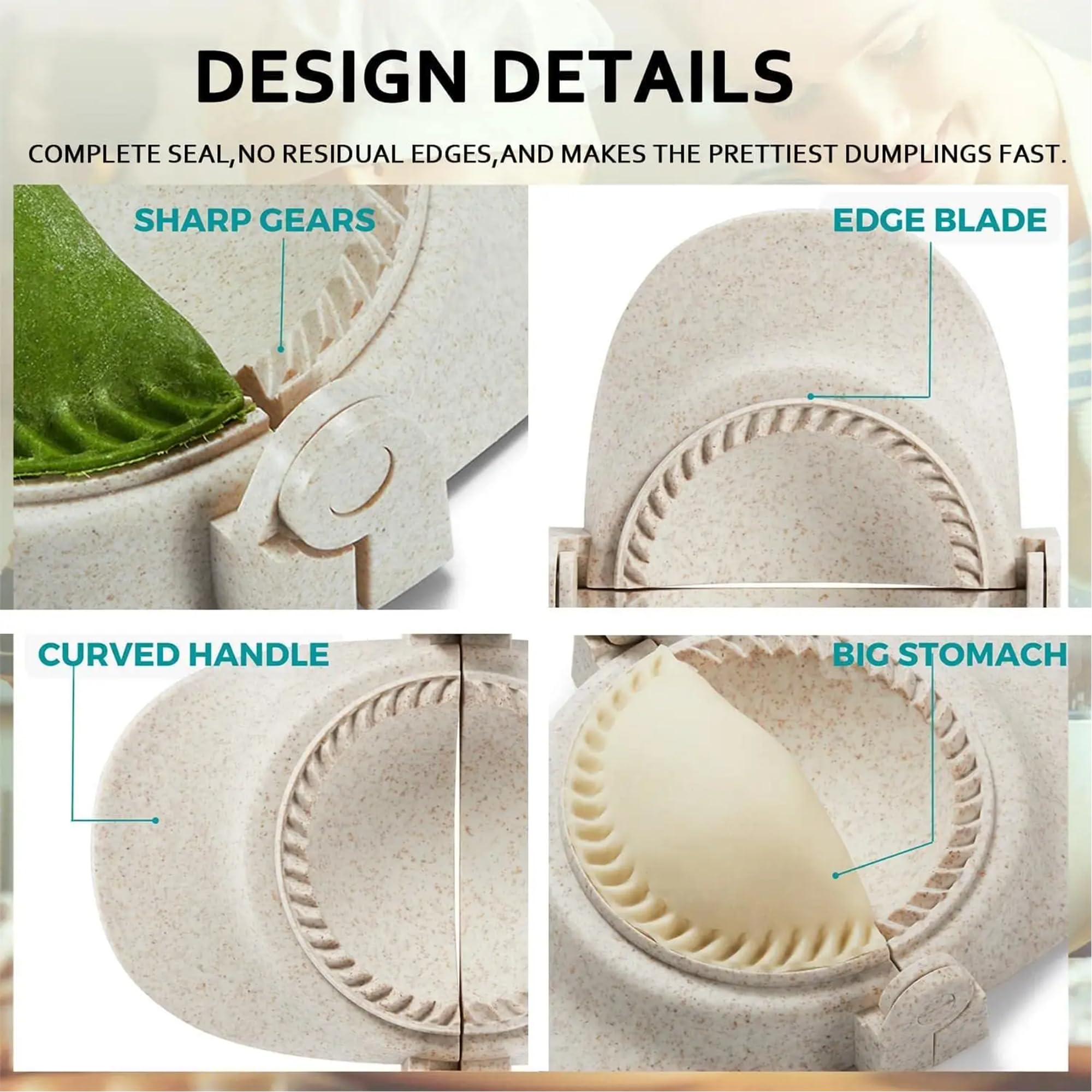 LMFEG cortador de masa para pieles uniformes de empanadas
