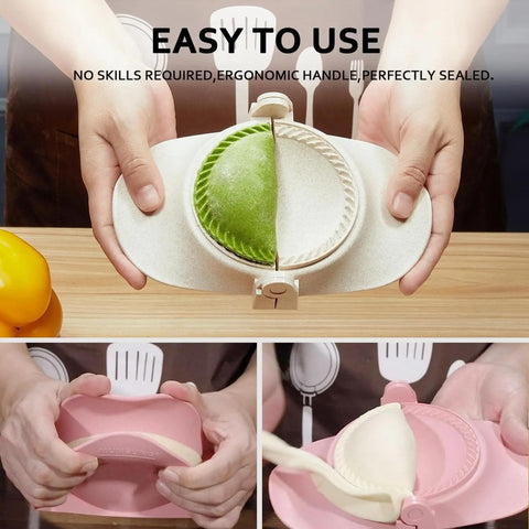LMFEG molde para empanadas de 2,6 pulgadas con bordes limpios