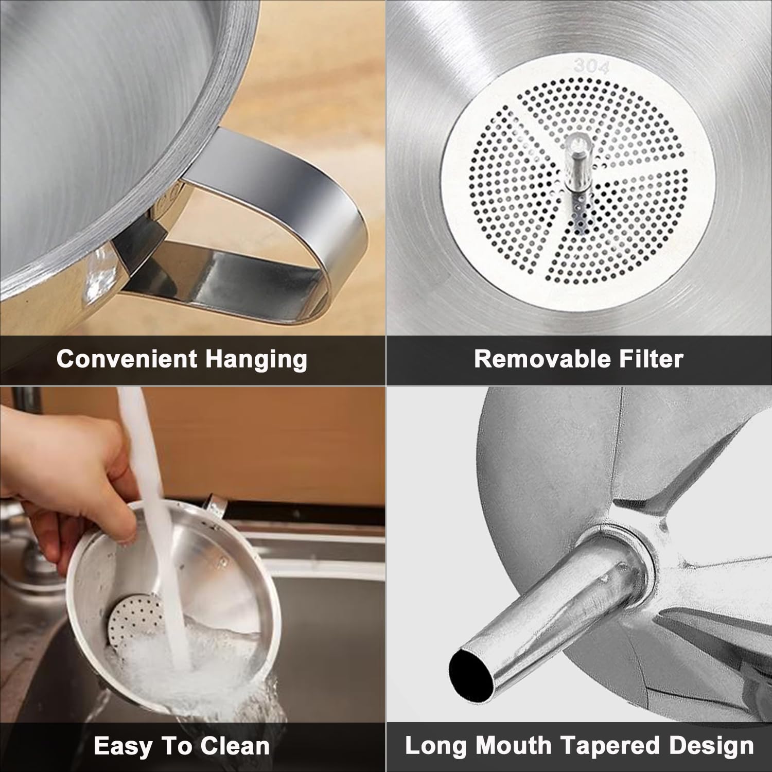 Lmoszuak diseño compacto apilable para ahorrar espacio en la cocina.
