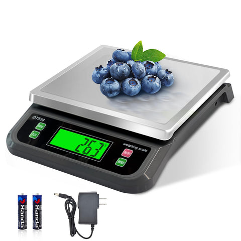 Balanza LNXDMWMS 40 kg, vista frontal para medición precisa en recetas